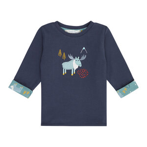 Baby Sweatshirt dunkelblau Bio Baumwolle Sense Organics - sense-organics