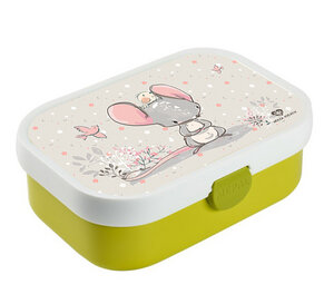 Brotdose Bento Lunchbox Waldtiere Süße Maus für Kinder Mädchen Junge lime - wolga-kreativ