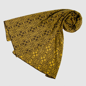 Schal Muster 'Netz' zweifarbig gestrickt aus Merinowolle - LANARTO slow fashion