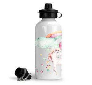 Trinkflasche Wasserflasche Motiv Einhorn Kinder Junge Mädchen für KiTa Schule - wolga-kreativ