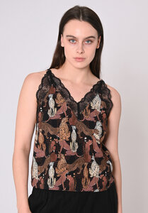 Top NINIVA mit Cross-Back-Trägern und filigraner Spitze - Lovjoi