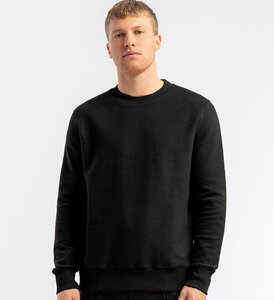 Fleece Sweatshirt aus gebürsteter Bio-Baumwolle - Rotholz