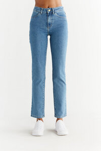 EVERMIND - Damen Straight Fit Jeans aus Bio-Baumwolle WQ1009 - Evermind