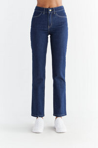 EVERMIND - Damen Straight Fit Jeans aus Bio-Baumwolle WQ1009 - Evermind
