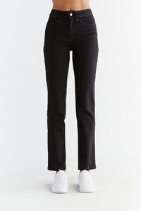 EVERMIND - Damen Straight Fit Jeans aus Bio-Baumwolle WQ1010 - Evermind