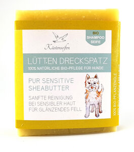 Bio-Hundeseife 'Dreckspatz'/ Shampooseife / Fellseife für Hunde - Küstenseifen Manufaktur