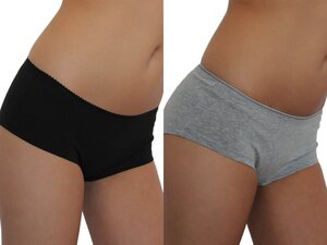 4 er Pack Mix Damen Panty Slip Bio-Baumwolle Pants Hotpants "ALBERO" - Albero