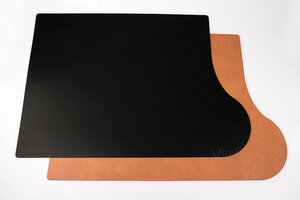 Schreibunterlage 'Plus' 69x49cm aus recyceltem Leder (für Rechtshänder) - IMTC