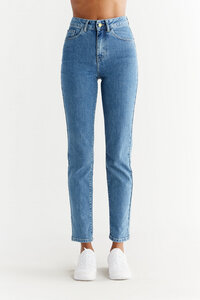 EVERMIND - Damen Regular Fit Jeans aus Bio-Baumwolle WL1009 - Evermind