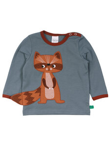 Baby Langarmshirt Waschbär - Fred's World by Green Cotton