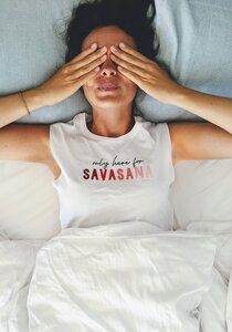 Yoga Shirt | ONLY HERE FOR SAVASANA - OMlala