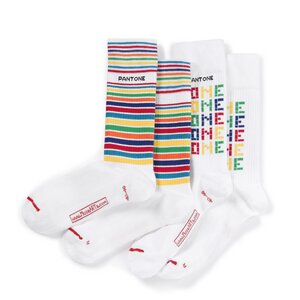 Bunte Socken, 2er Pack Bio Baumwolle - Pantone