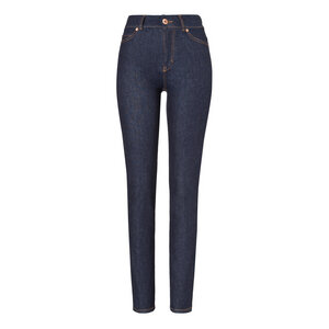 Womens High Rise Slim Jeans Raw One Wash - goodsociety