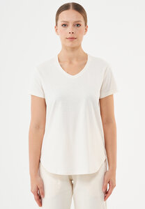 ESSENTIALS-TUBA- Basic T-Shirt aus Bio-Baumwolle mit V-Ausschnitt - ORGANICATION