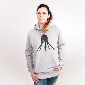 Taking a Sip - Frauenhoodie aus Bio-Baumwolle - Coromandel