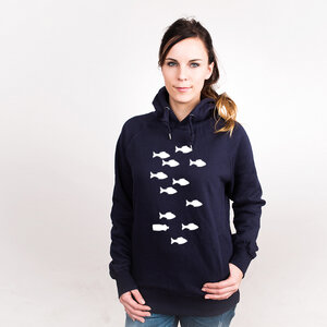 Unterwasserwelt - Frauenhoodie aus Bio-Baumwolle - Coromandel