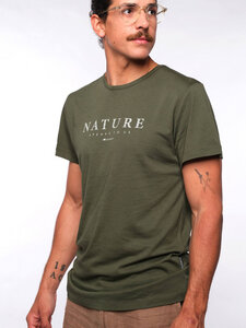Herren T-Shirt Nature Speaks Bio-Baumwolle/Modal - Erdbär