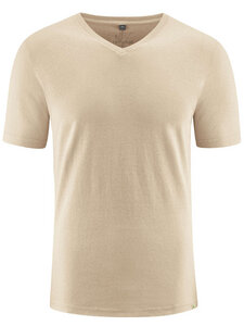 HempAge Herren T-Shirt V-Ausschnitt Hanf/Bio-Baumwolle - HempAge