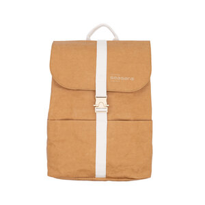 Damen Rucksack aus recyceltem Kraftpapier und Canvas | seasara - seasara