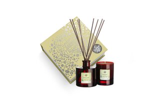 Geschenk Set Diffuser und Kerze Lavendel, Thymian und Minze - The Handmade Soap Company