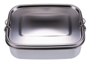 Brotdose/Lunch Box/Vesperdose aus Edelstahl - Inhalt: 1200 ml - ReineNatur
