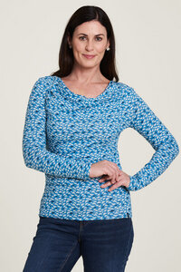 Jersey Shirt aus Bio-Baumwolle mit Muster - TRANQUILLO