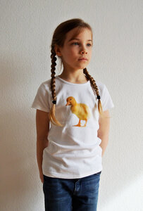 Küken T-Shirt für Mädchen - lovely lion