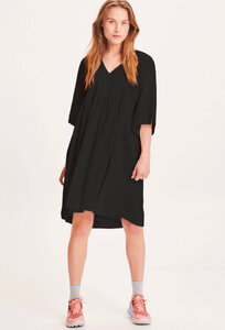 Midi Kleid - HEATHER cotton crepe A-shape dress - aus Bio-Baumwolle - KnowledgeCotton Apparel