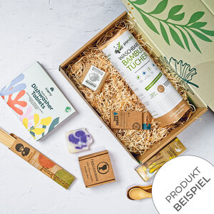 Geschenkbox Eco mit nachhaltigen Lifestyle Artikeln - Vegan Box