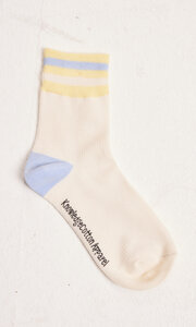 Gerippte Socken - DIANE colorblock rib socks - KnowledgeCotton Apparel