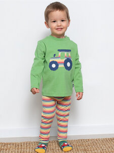 Baby und Kinder Leggings Rainbow Stripe Bio-Baumwolle - Kite Clothing