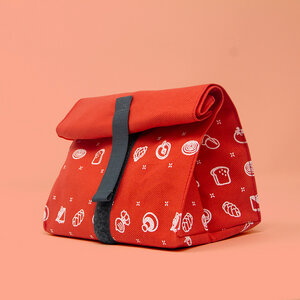 Lunchbag für unterwegs / Snackbeutel / Inlay plastikfrei / hält natürlich frisch - umtüten