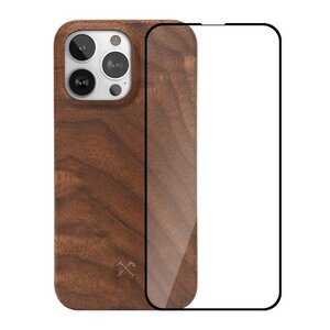 iPhone Hülle EcoSlim aus Holz mit Panzerglas - Woodcessories