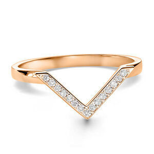 Ring VICTORY aus 18 Karat recyceltem Gold mit Diamanten - brillant nachhaltig! - VON KRONBERG