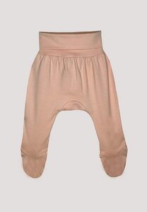 Bio Baby Pumphose mit breitem Bund und Füßen uni - Finn - Lana natural wear