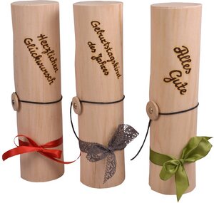 Gasplmayr - Furnierte Weinhülle/Kiste SET (3-tlg), Verpackung aus Holz - Gasplmayr - Freude mit Holz
