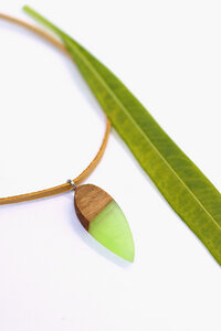 Halskette Wood Leaf - KOKOworld