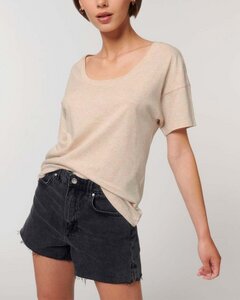 Locker geschnittenes Damen T-Shirt aus Bio Baumwolle - YTWOO