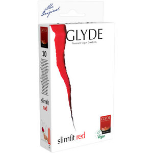Kondome Glyde Ultra - Slimfit Red - Glyde Health