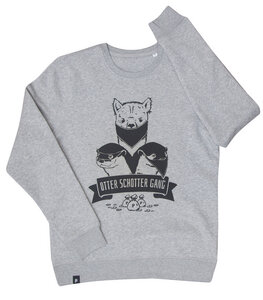 Otter Schotter Gang - Fair Wear Unisex Sweater - Heather Grey - päfjes