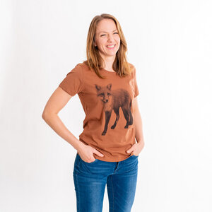 Waldtiere - Frauen T-Shirt - Róka - fair clothing