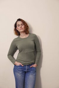 Umstands- und Stillshirt Classic Langarmshirt von boob - Boob