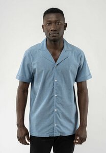 Hemd kurzärmlig mit Bowling-Kragen MOHAN | von MELA | Fairtrade & GOTS zertifiziert - MELA