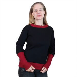 Pullover Sweatshirt kurz mit langen Bündchen - liebewicht