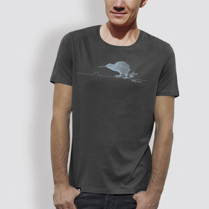 Herren T-Shirt, Modal, "Kiwi" - little kiwi