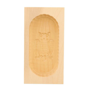 Butterform aus Holz Eulen Motiv, Sturz-Form 250g - Mitienda Shop