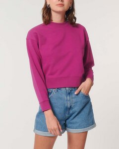 Kurz geschnittenes Damen Sweatshirt | Bio-Pullover | nachhaltig | fair produziert - YTWOO