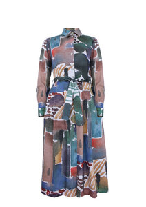 Dress Marie, San Gimignano - Damenkleid aus Bio-Baumwolle - Sophia Schneider-Esleben