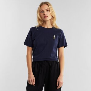 T-shirt Mysen Charlie Brown Embroidery Navy - DEDICATED