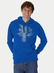 Bio-Herren-Kapuzensweater Chestnut - Peaces.bio - handbedruckte Biomode